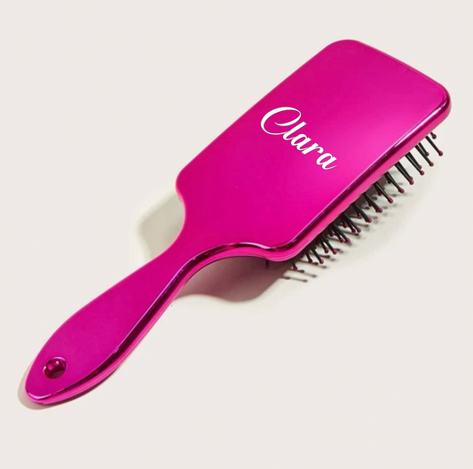Brosse à coiffer rose