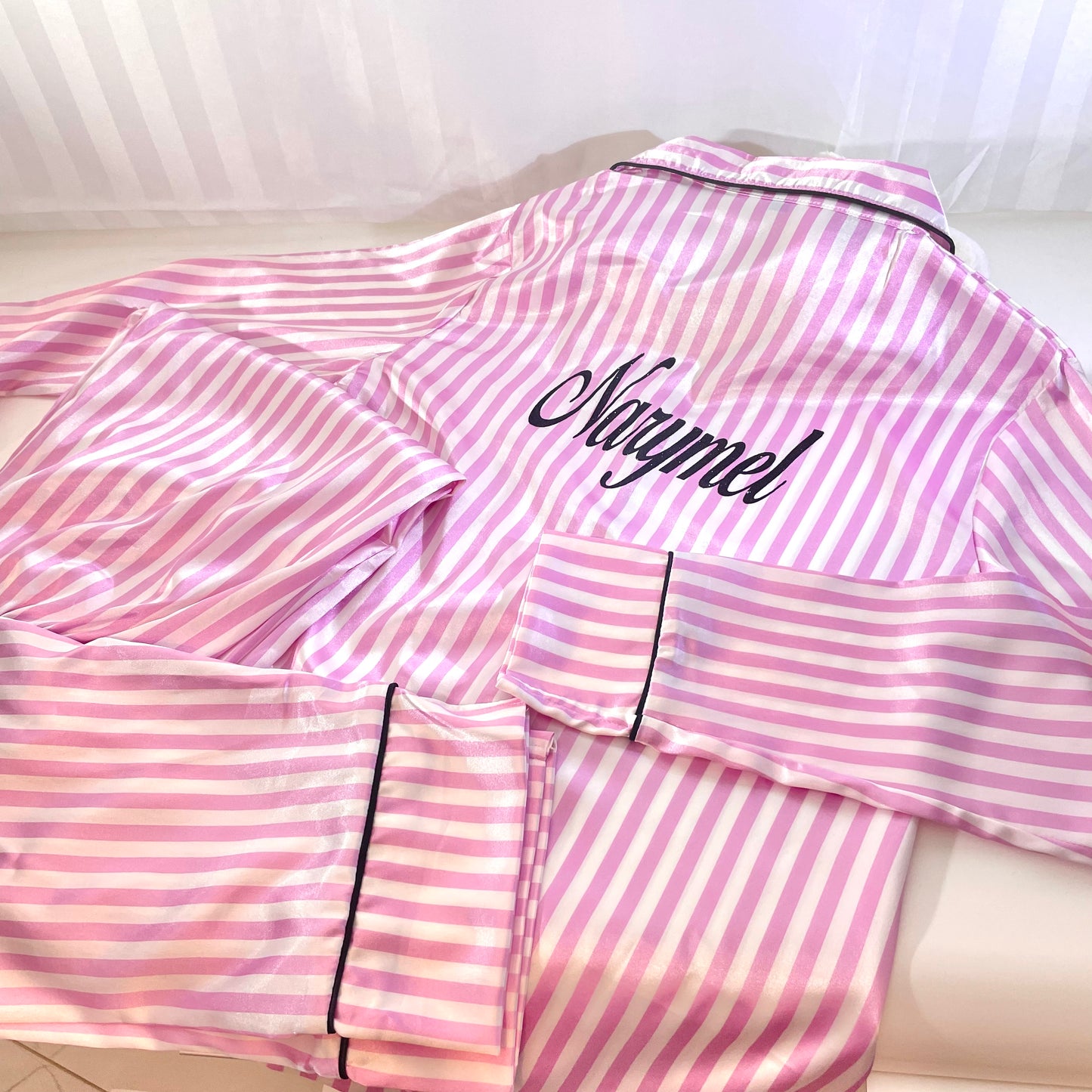 Pyjama long satiné VS